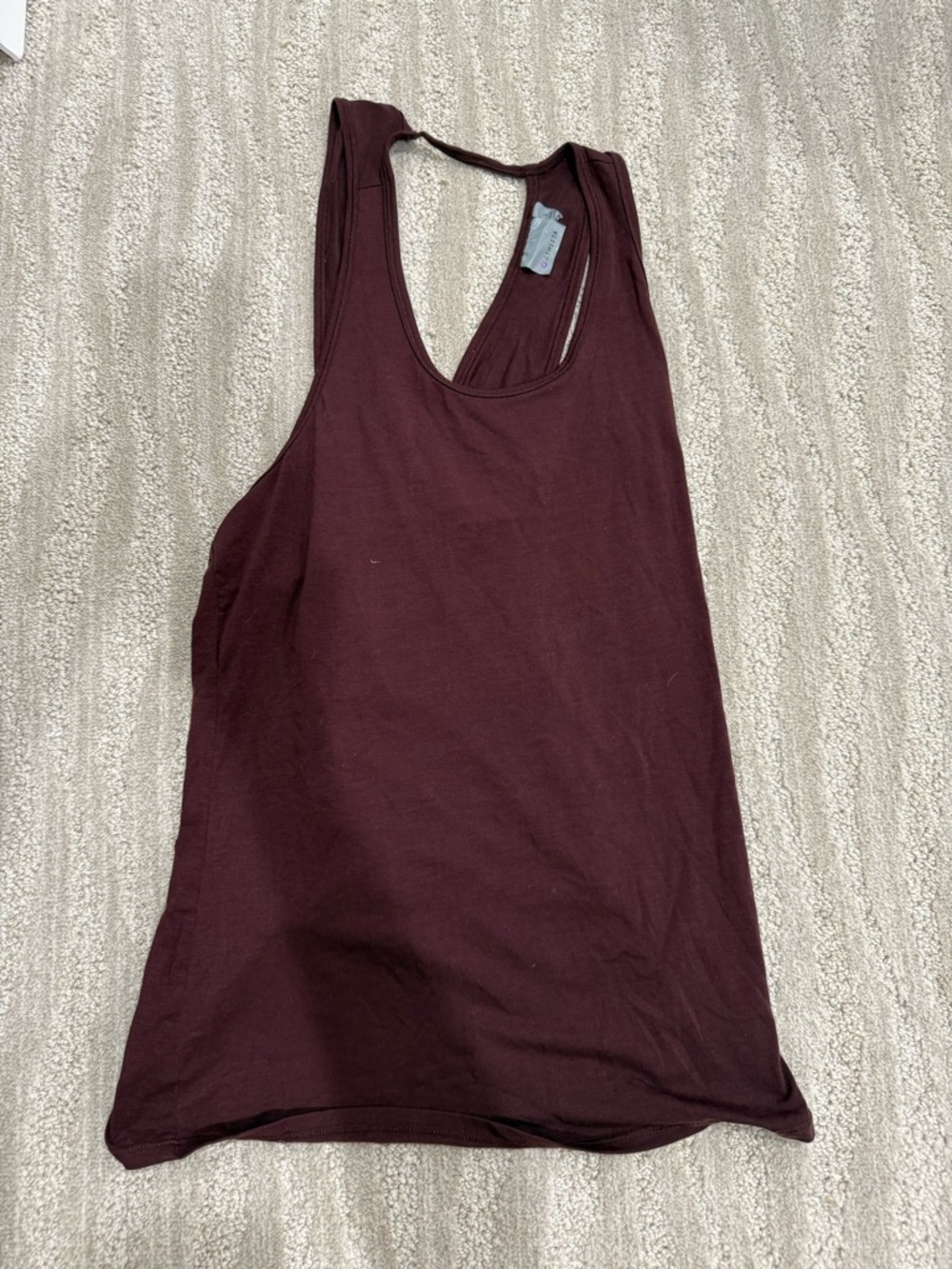 Athleta Deep Burgundy Racerback Tank